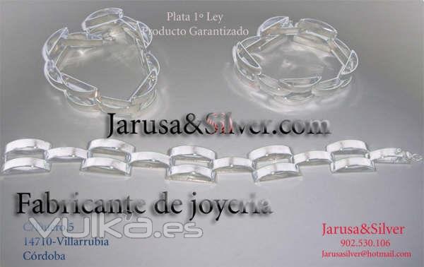 Pulsera Panther Plata 1 ley