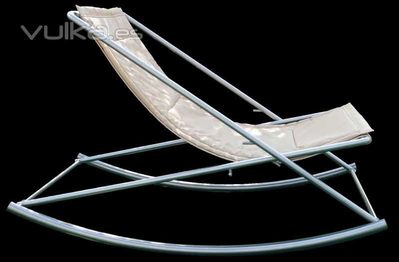 Muebles de exterior: SKYrocker, silla mecedora / tumbona mecedora de jardin / terraza de acera inoxidable ajustable ...