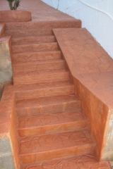 Rehabilitacion de escaleras con morteros impresos