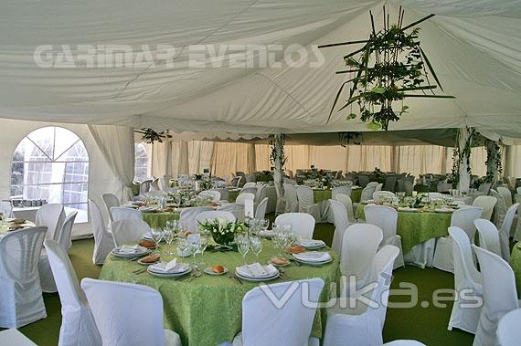 Carpas para boda.