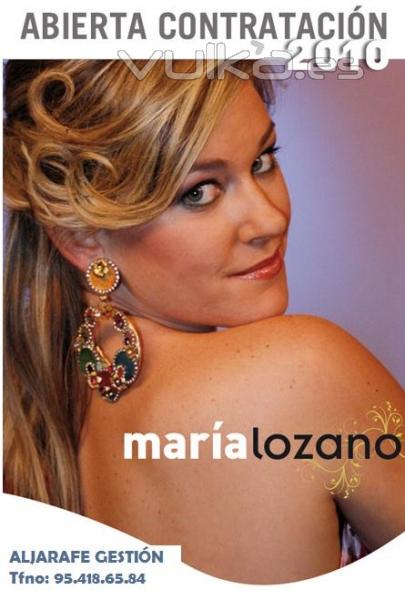 MARIA LOZANO, Ganadora 2 Edicion de SE LLAMA COPLA