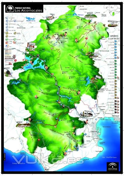 Mapa de Uso Pblico  Parque Natural Los Alcornocales 