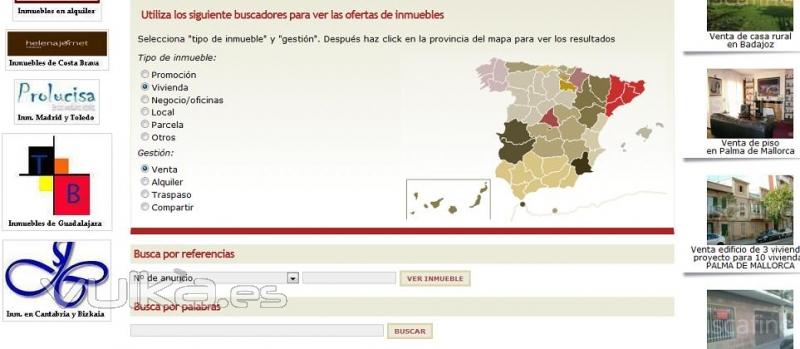 Portal inmobiliario www.buscafincas.com