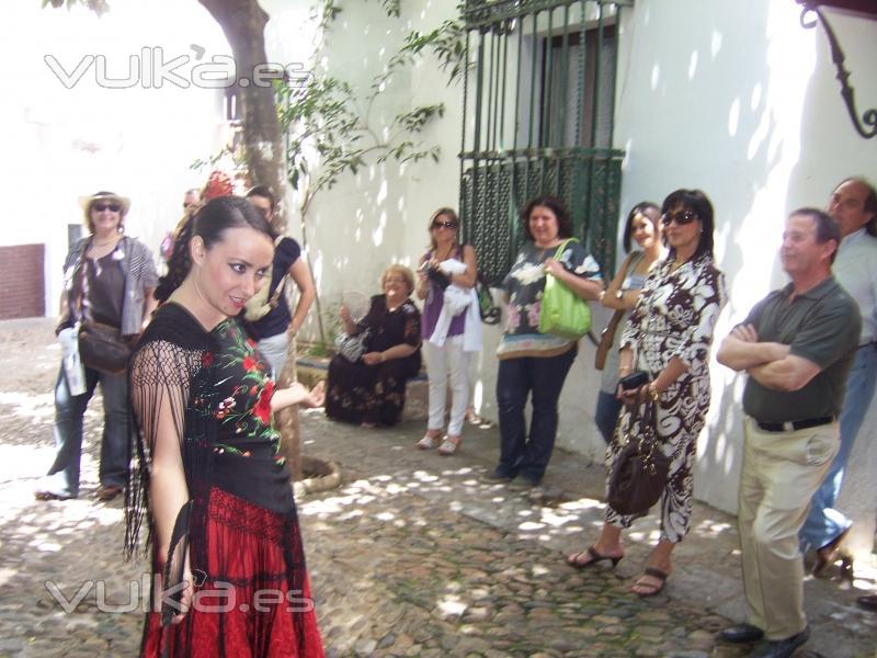 Carmen en una ruta teatralizada