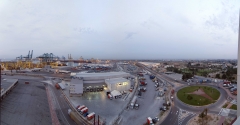 Vista de friopuerto en el puerto de valencia