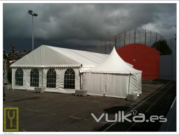 Carpa con jaima para cocina