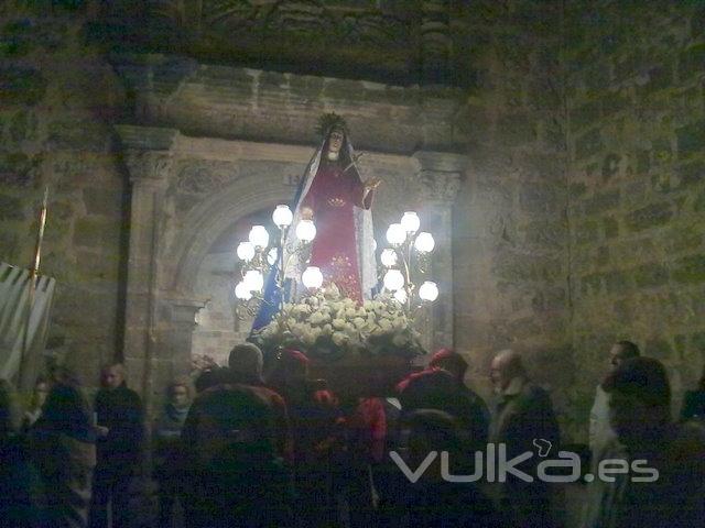 Procesión de El Encuentro en Letur.