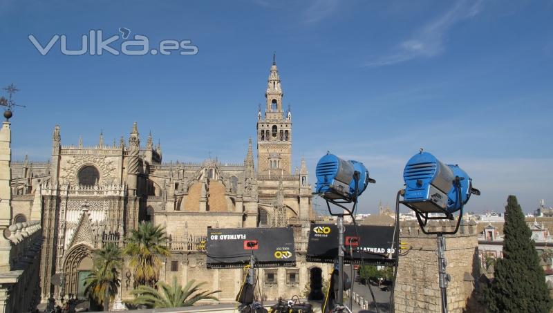 Rodaje en Sevilla