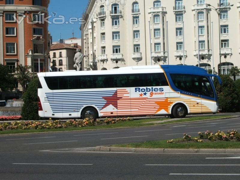 Irizar PB en Plaza Neptuno Madrid. 