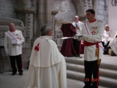 Nombramiento caballero de la orden del camino de santiago