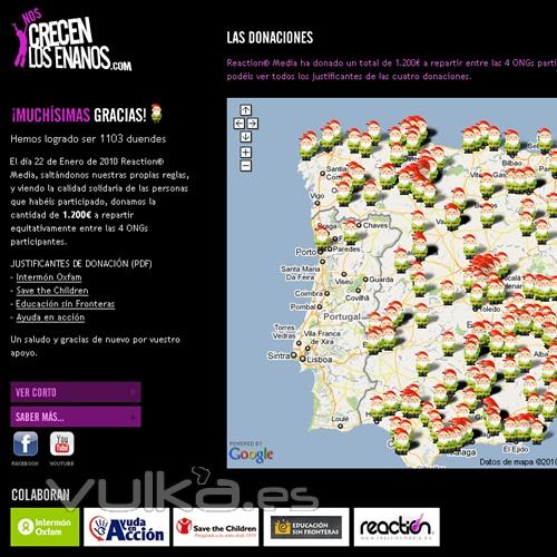 Campaa solidaria Noscrecenlosenanos.com : http://www.reactionmedia.es/app/ficha/36