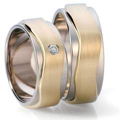 Oro amarillo y oro blanco y diamantes serie limitada