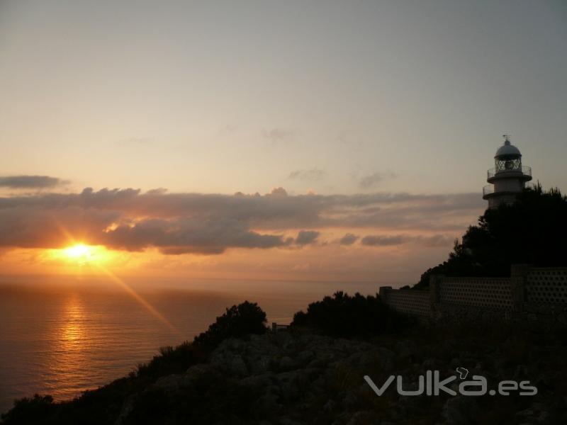 amanecer en denia