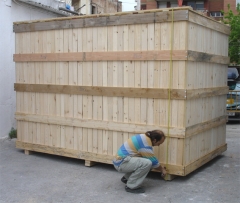 Embalaje de madera para exportacion con fitosanitario nimf-15
