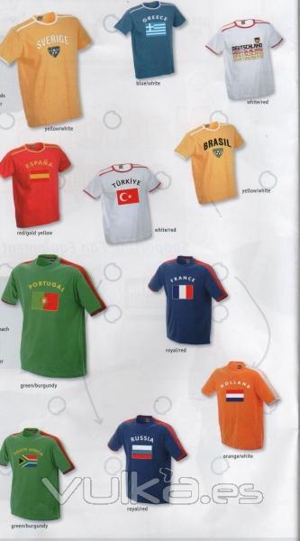 Camisetas Mundial Sudfrica 2010. Seleccin espaola