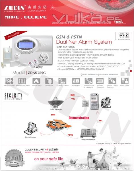 ZUDEN - Fabricante profesional de Seguridad Alarmas,Alarma GSM,Alarmas de Intrusión,GSM Automóvil Alarma,Sistemas ...
