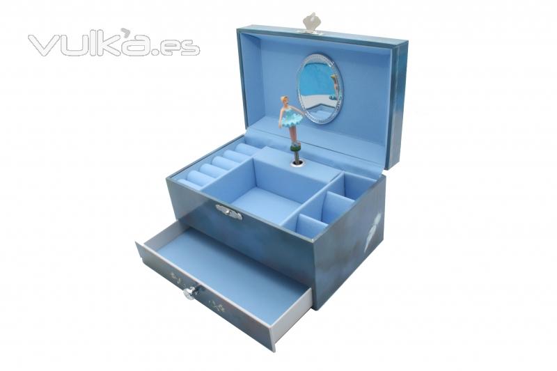 CAJA MUSICAL 18cms.  www.juguetedehojalata.com