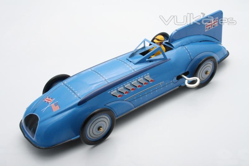 www.juguetedehojalata.com BOLIDO CAZARECORD (Coche de Hojalata con Mecanismo de Cuerda.35cms) www.juguetedehojalata.com