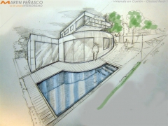 Anteproyecto de viviendacroquis exterior martinpenascointeriorismo tlf650 022 654