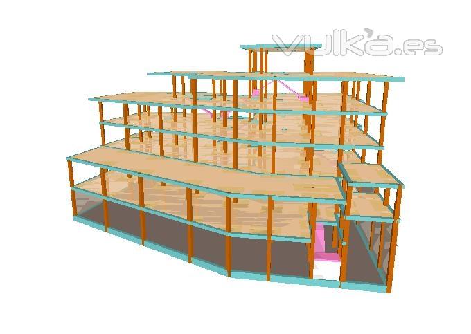 Estructura en Muro de Alcoy 15v