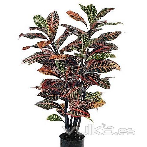 Plantas artificiales Croton