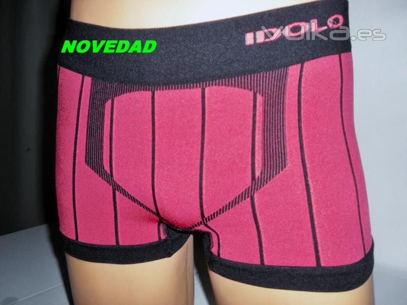 ART. 7460 BOXER MOD. ICONO TALLAS: M - G COLORES: FRAMBUESA, CELESTE Y GRIS