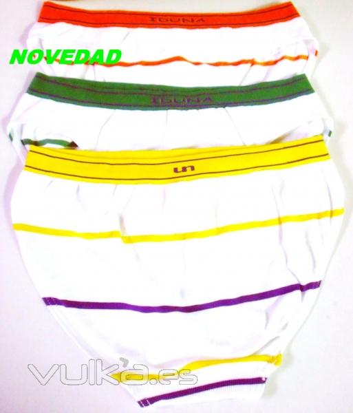 ART. 7111 BIKINI S/C SRA. MOD COLORIN. TALLA: UNICA COLORES CINTURA: AMARILLO, NARANJA Y VERDE