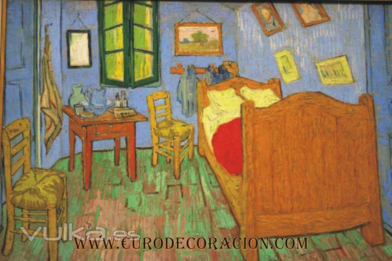 copia el dormitorio de van gogh en arles