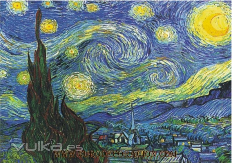 copia la noche estrellada de van gogh