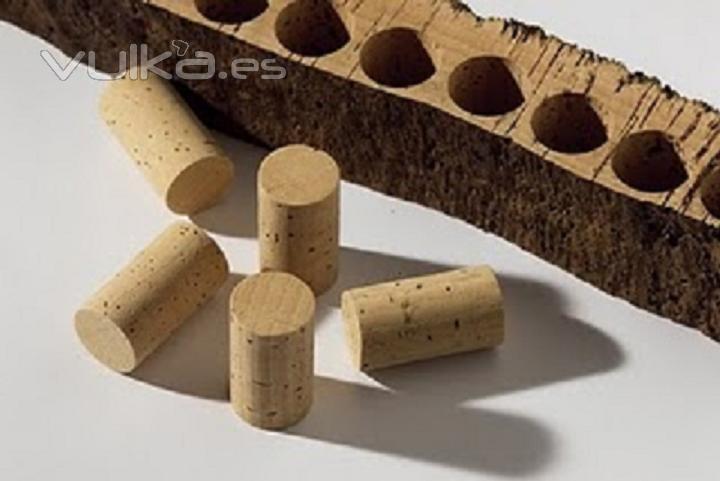 Tapones y tira de corcho de origen - Cork Stoppers ant cork bark 
