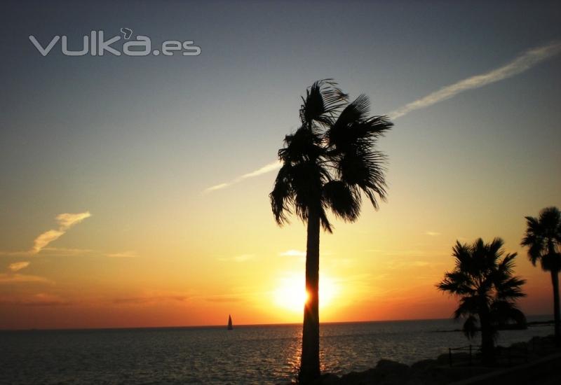 Puesta de Sol en la Baha de Cdiz