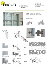 Vitrinas de aluminio para cocinas, armarios, dormitorios, fabricadas a medida