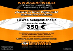 Tu web autogestionable desde 350 eur