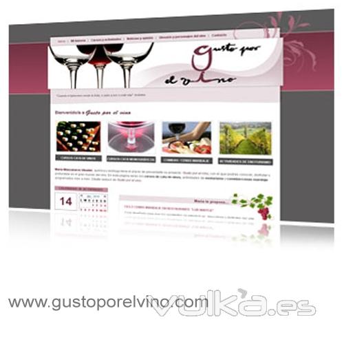 Diseño y desarrollo de página web para la promoción de cursos de cata de vino, monográficos, actividades de ...