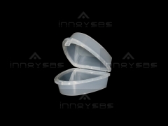 Caja con film ideal para prótesicos dentales, tranparentadas en colores varios o sólidos.