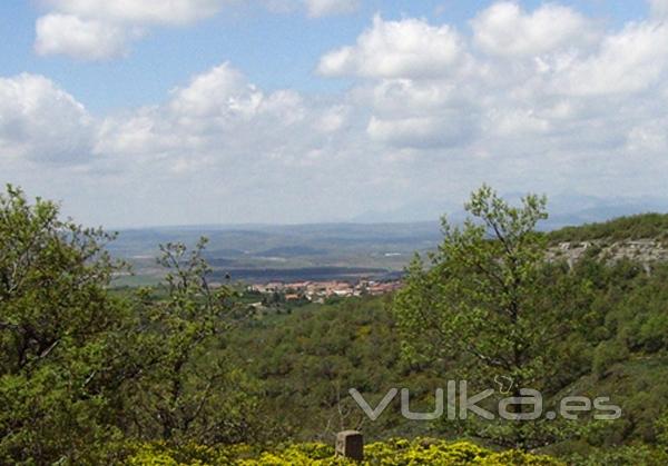 Revilla de Pomar en el horizonte