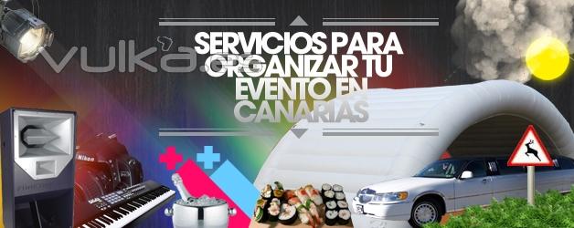 Encuentralos servicios para organizar tu propio evento, o djalo en nuestras manos