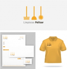 Imagen corporativa: logotipo, papeleria, aplicacion vestuario