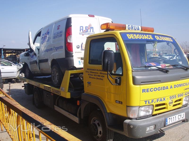 Retirada de vehiculos a domicilio. Mxima tasacin de siniestros.