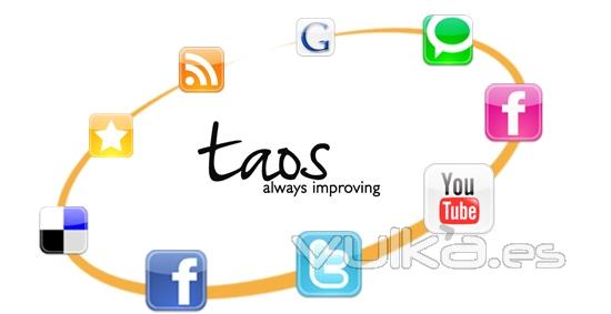 Redes sociales & taos: dónde encontranos