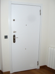 Puerta,acorazada, 5308-placado blanco rfmj