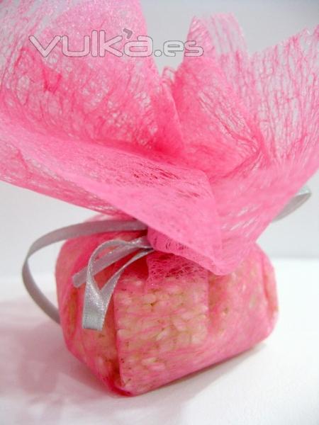 Fashion bodas - original bolsita de arroz de fiselina