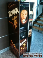Nueva imagen de calidad decoastur vending disfrute del mejor cafe disfrute con bonka!