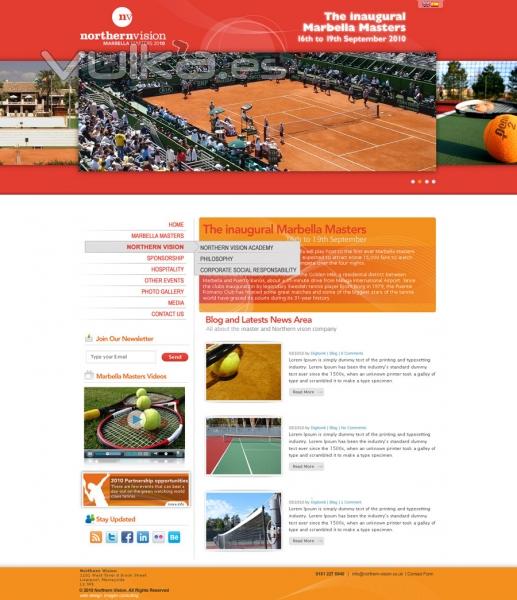 Diseo Web Marbella Master Tennis