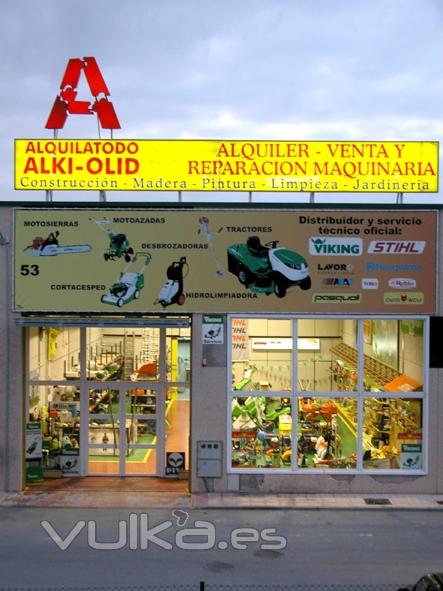 FACHADA TIENDA  ALQUILATODO ALKI-OLID