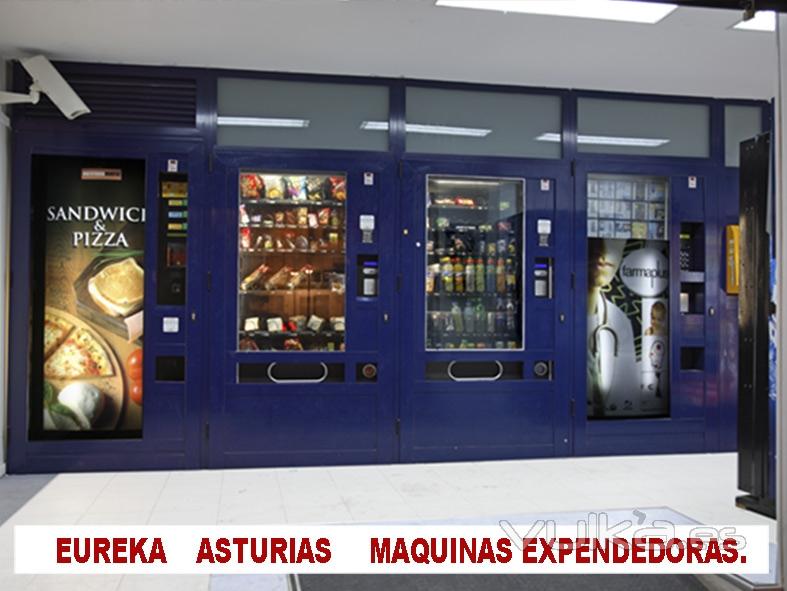 EUREKA. Asturias - Maquinas expendedoras