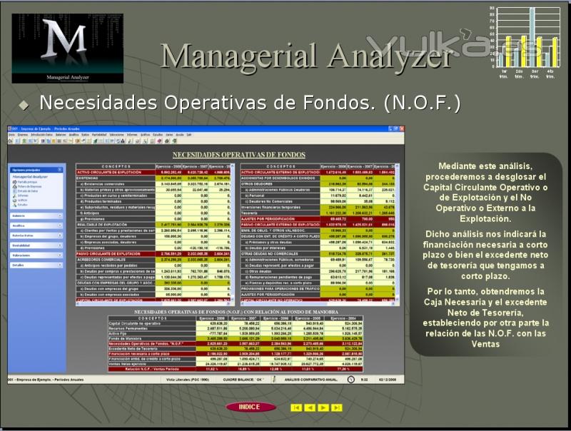 Análisis de las Necesidades Operativas de Fondos. (N.O.F.)