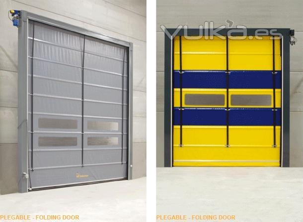 Puertas Rápidas para negocios de Distribución de Alimentos, Almacenes, Talleres, Cadenas de Frío, etc.