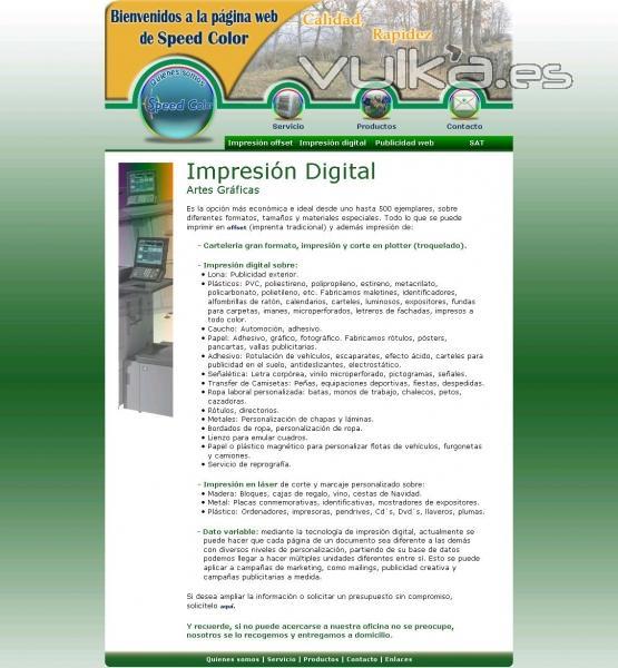 Speedcolorsl Servicios Publicitarios Imprenta Digital