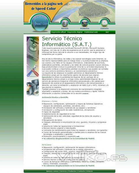 Speedcolorsl Servicio Tcnico Informtico